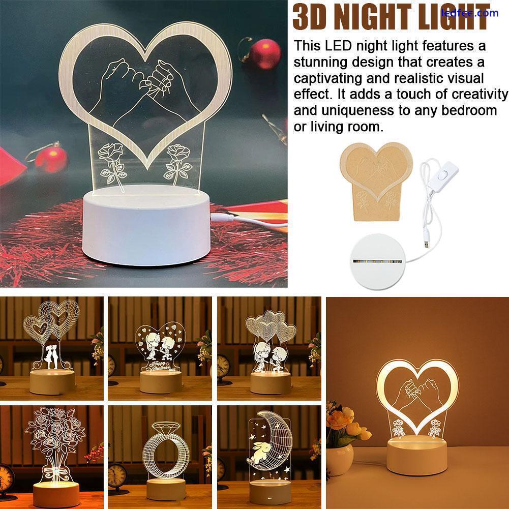 Desk LED USB Night Light Creative Bedroom Bedside Table gift creative Lamp L5J7 0 