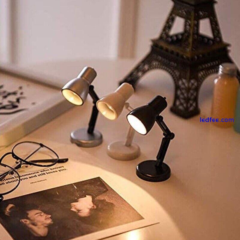 Mini Reading LED Table Light Foldable Miniature Architect Desk Lamp 3 