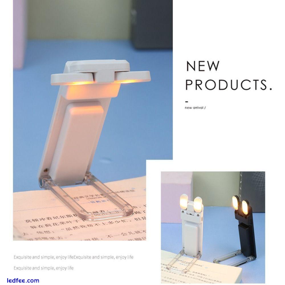 Portable Clip-on LED Reading Light USB Rechargeable Desk Light  Bedroom 2 