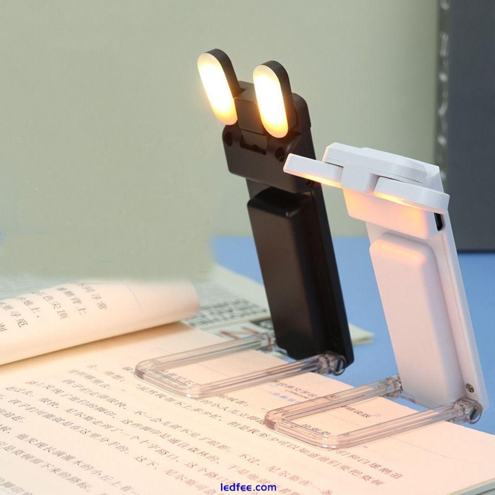 Portable Clip-on LED Reading Light USB Rechargeable Desk Light  Bedroom 1 