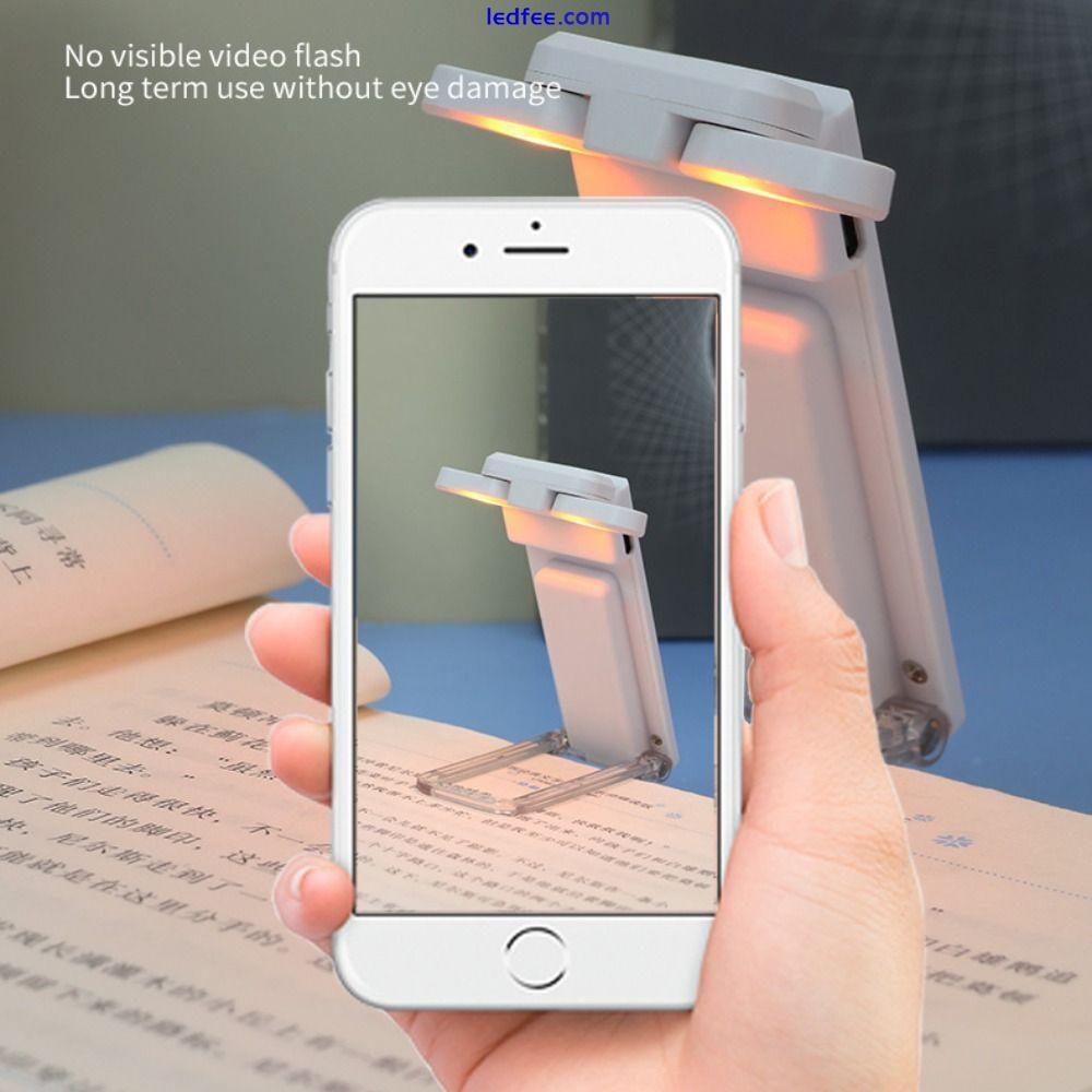 Portable Clip-on LED Reading Light USB Rechargeable Desk Light  Bedroom 4 