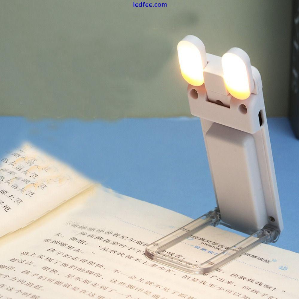 Portable Clip-on LED Reading Light USB Rechargeable Desk Light  Bedroom 3 