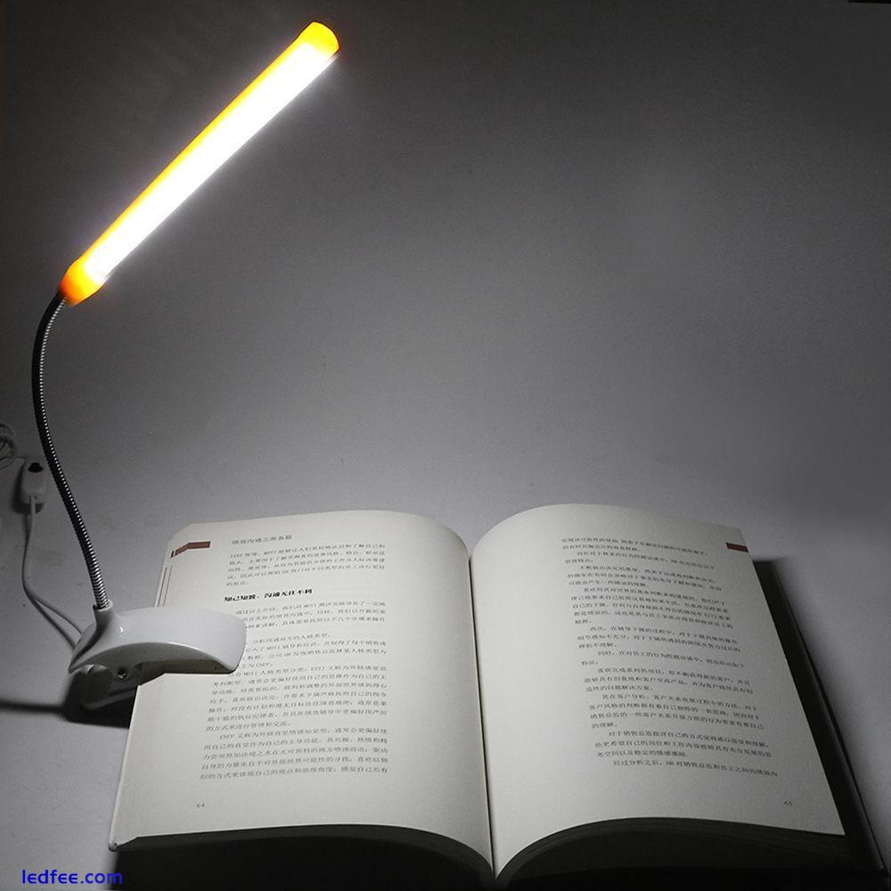 Eye Protection Clip-On Clamp Desk Reading Usb Table Lamp Led Reading Light 3 