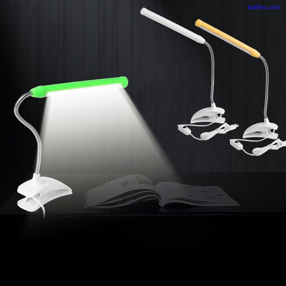 Eye Protection Clip-On Clamp Desk Reading Usb Table Lamp Led Reading Light 4 