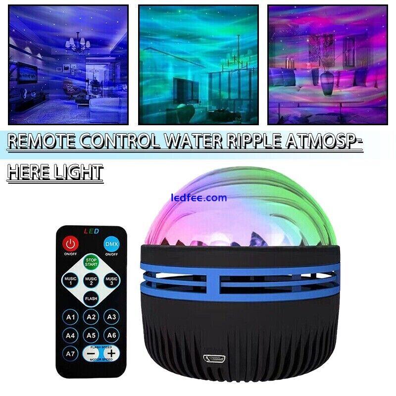 Northern Lights Projector Lamp Remote Control Birthday Party Night Light 7 Color 1 
