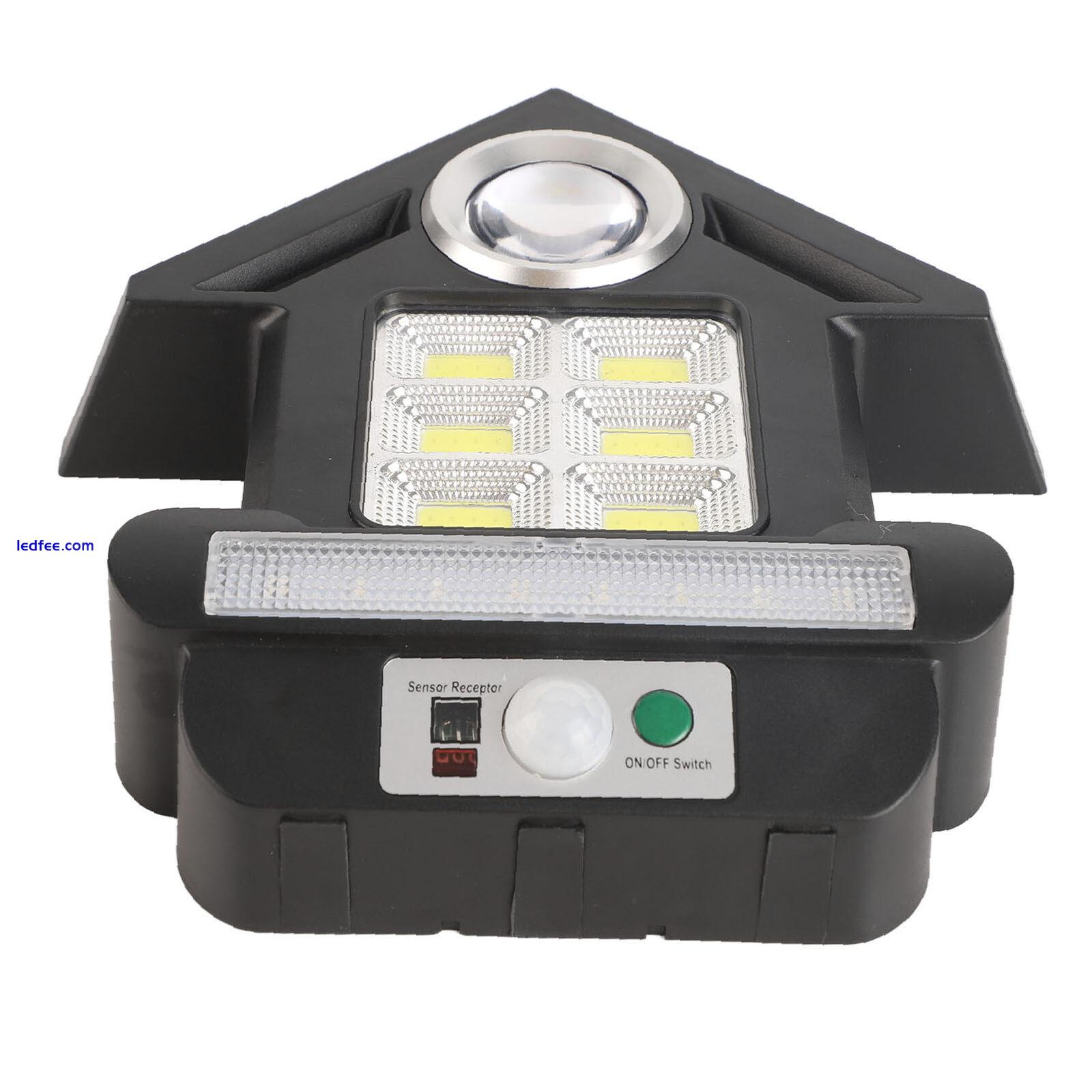 Solar Street Light House Shape ABS LED Motion Sensing Solar Wall Lamp UK 3 