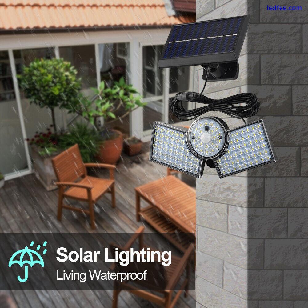 Adjustable LED Outdoor Lighting Solar Street Light 220mAh/48W for Courtyard Park 0 