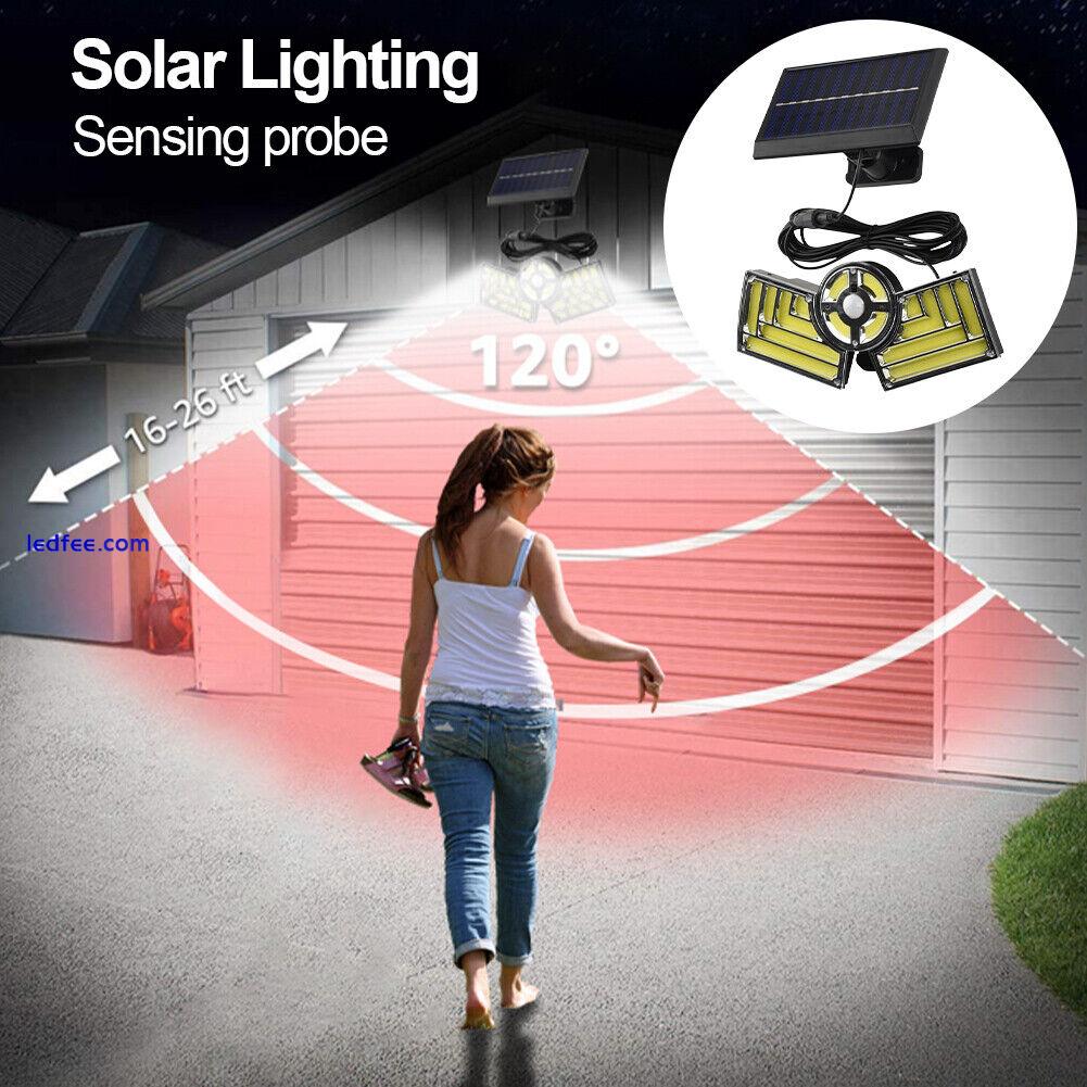 Adjustable LED Outdoor Lighting Solar Street Light 220mAh/48W for Courtyard Park 1 