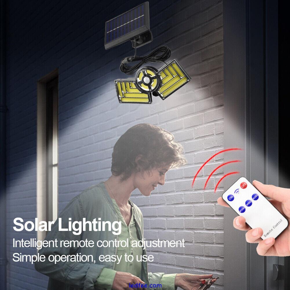 Adjustable LED Outdoor Lighting Solar Street Light 220mAh/48W for Courtyard Park 2 