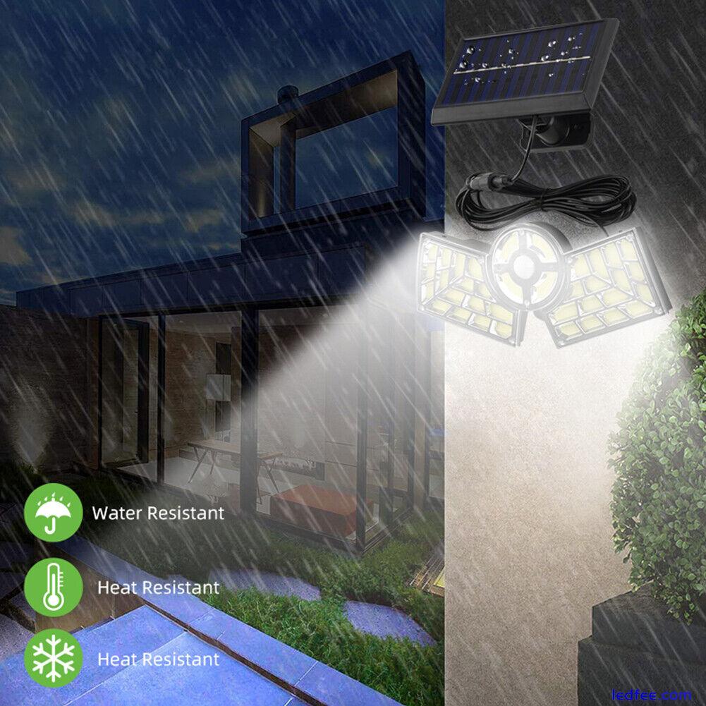Adjustable LED Outdoor Lighting Solar Street Light 220mAh/48W for Courtyard Park 4 