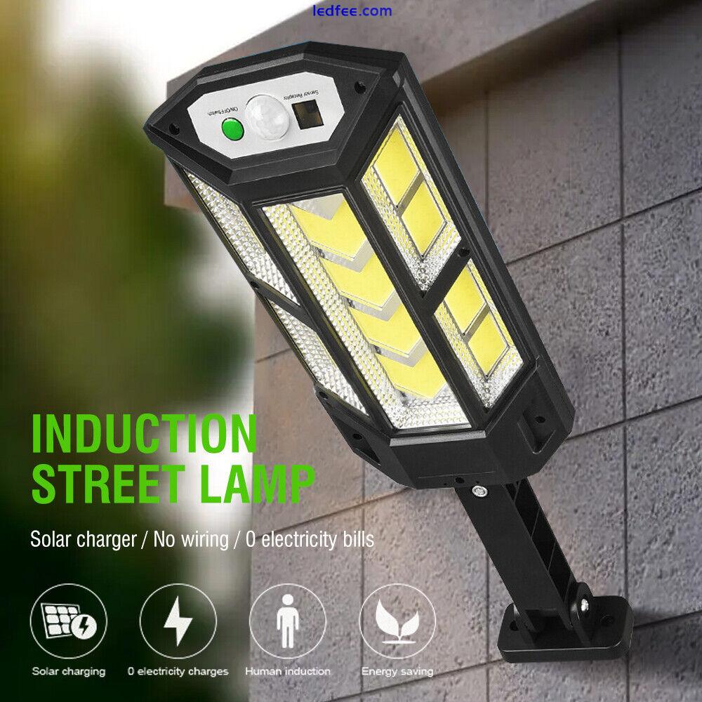 990000LM LED Solar Street Light Commercial Outdoor Dusk To Dawn Road Wall Lamp 3 