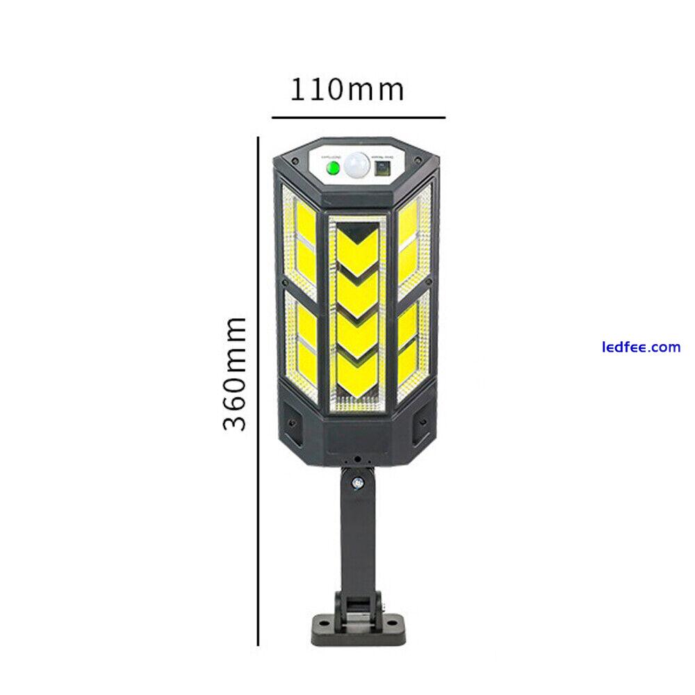 990000LM LED Solar Street Light Commercial Outdoor Dusk To Dawn Road Wall Lamp 5 