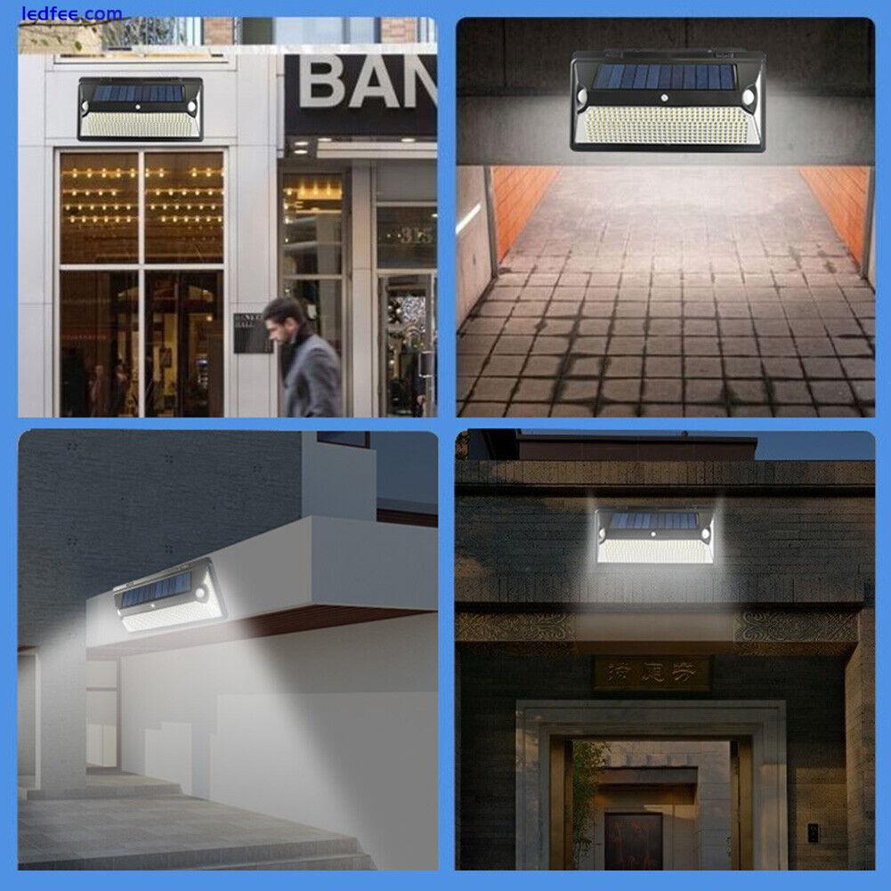 LED Solar Light Sunlight Waterproof Street Exterior Wall Lamp PIR Motion Sensor 3 