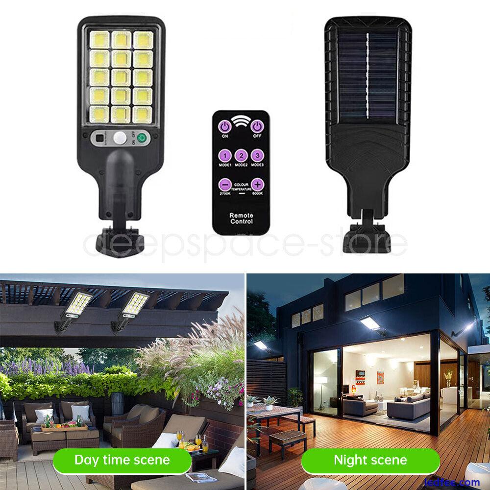 Commercial Solar Street FloodLight LED Light Outdoor Sensor Dusk-Dawn Road Lamp 1 
