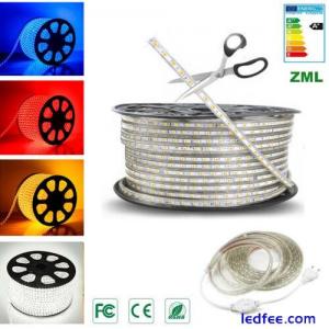 LED Strip lights 220V 1M-20M 5050 60leds/m Flexible tape rope Light Waterproof