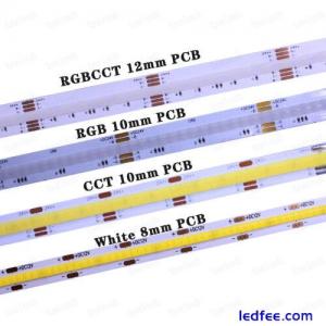 High Density RGB+CCT rgbw rgb cct Cob Led Strip Light Flexible Linear Dimmable