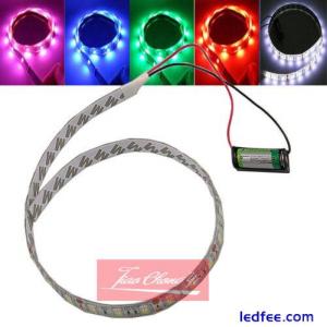 Battery Powered LED Strip 5050 SMD 50CM White Waterproof Flexible LED Strip