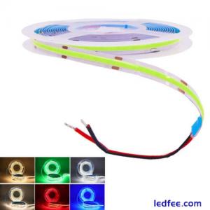 High Density COB LED Strip Lights 5V Tape Cabinet Kitchen Light Rope Flexible