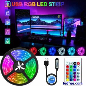 TV LED Lights USB TV Backlight Strip 5050 RGB Lighting Strips Remote Control 3M