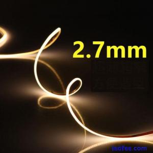 Ultra thin 2.7mm COB LED Strip Light Flexible Tape Lights Home DIY Lighting LAMP