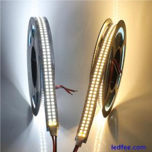 12V 24V Double Row LED Strip 2835 480leds/m Flexible Tape Light Kitchen Lamp