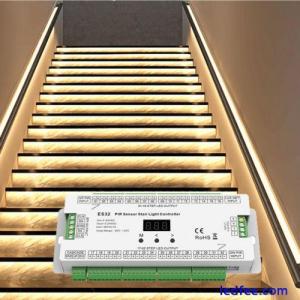  ES32 PIR Motion Sensor Stair LED Strip lamp RGB Pixel SPI Staircase Step light