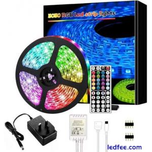LED Strip Lights 10M RGB Light Colour Changing Tape Cabinet TV Lighting 44 Key