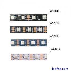 WS2812B Ws2811 WS2813 WS2815 Smart RGB Led Strip Light 5/12V Addressable Pixel 