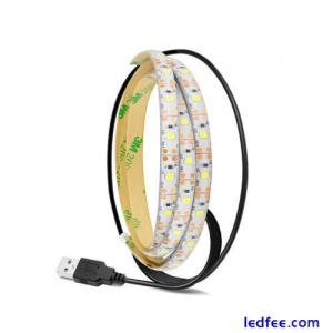 1/2/3/4/5M 5V 2835 USB Power LED Strip Lamp Decor String Light TV Background