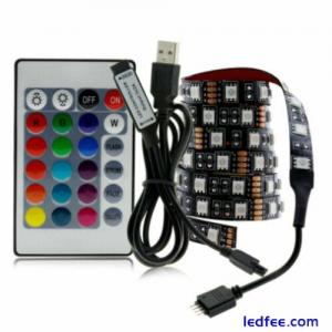 USB LED Strip 5050 RGB Changeable LED TV Background Lighting 50CM-5M DIY Flexibl