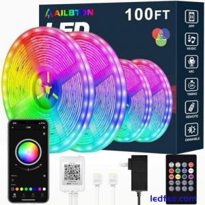 LED Strip Lights 5m-10m - 30M Music Colour Changing  RGB LED Strip 24 Key Remote