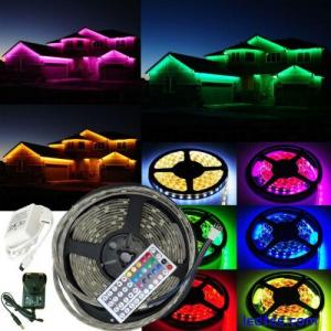 LED Strip 220V 5050 SMD Waterproof Tape Lights Rope Color With UK Plug Kit