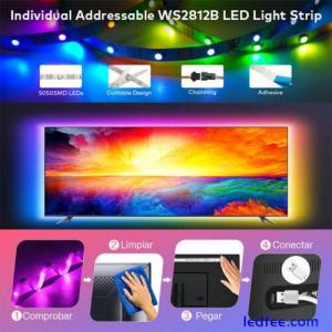 WS2812B RGBIC LED Strip Light USB TV RGB DC 5V Light Controller Dream Colour