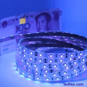 5m UV LED Strip Light Waterproof 3528 SMD 60led/m Blacklight DC 12v tape lamp