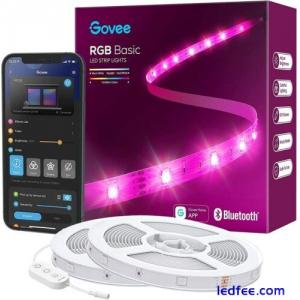 Govee 100ft LED Strip Lights, Bluetooth RGB LED Lights with App Control, 64 Scen