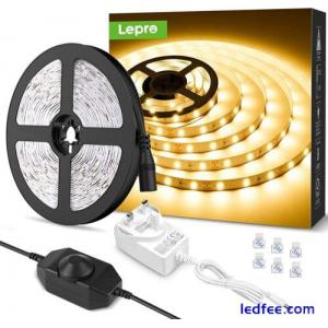 Lepro Warm White LED Strip Light 5M 300 LED 1650lm Dimmable LED Tape Lights