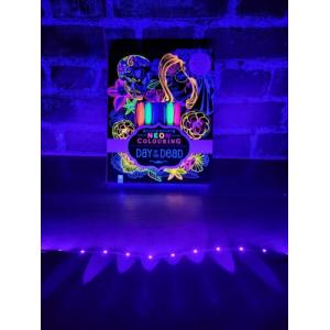 UK Seller 5v USB LED UV Strip Lights 2 x 2m TV Ultraviolet Halloween Free P&amp;P