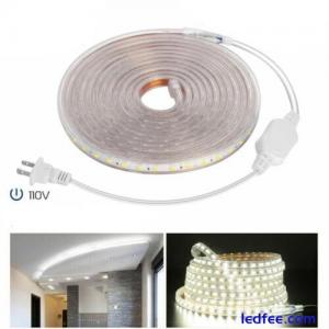 20° AC 110V SMD 5050 6500K Flexible LED Strip Lights Waterproof Strip Rope