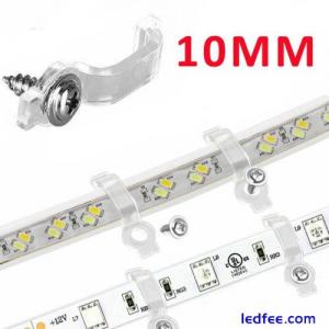 10-100Pcs LED Strip Mounting Bracket for 10mm Wide 3528/5050/5630 Light Strip