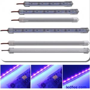 DC12V 5730 UV Aluminium shell Hard Rigid LED Strip purple light Lamps 50cm 33cm