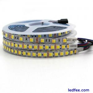 1-5m led strip light 5050 5025 CCT WW+CW color temperature adjustable tape lamp
