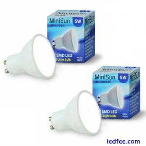 GU10 LED Bulbs Spot Light Lamps Warm Cool Day White Down Lights Lightbulbs