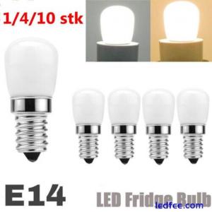 E14 LED Fridge Bulb White 2W LED Refrigerator Light 25W Equivalent Salt Lamp