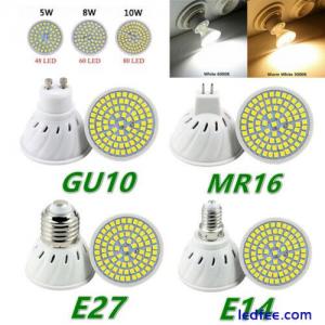MR16 GU10 E14 E27 LED Bulb 5W 10W Spot Energy Saving Cool/Warm White Spotlight