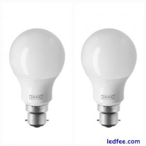 ×2 Ikea Ledare LED bulb B22 Di...