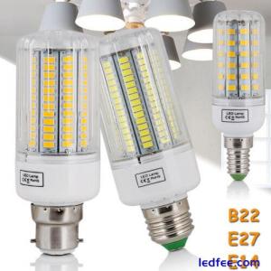 25W-150W LED Corn Light Bulb B22 E14 E27 Screw Base Super Bright White Lamp 220V