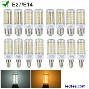 LED Light Bulb E27 E14 Warm Cool White 5730SMD 220V Lamp 3W 8W 12W 15W Corn Bulb