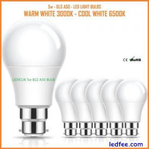 5W GLS LED Bulb B22 Bayonet LED 40w Light Bulbs Warm/Cool White Lamps ♻️120° ECO