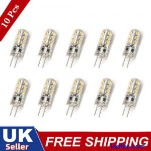 10X G4 LED Bulb 3W 220V SMD Chip Light Lamp Cool White Capsule24 Leds DIY BI PIN