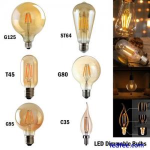 LED Bulbs Antique Edison Light Bulb Vintage Filament Dimmable Bulb E27 4W 8W
